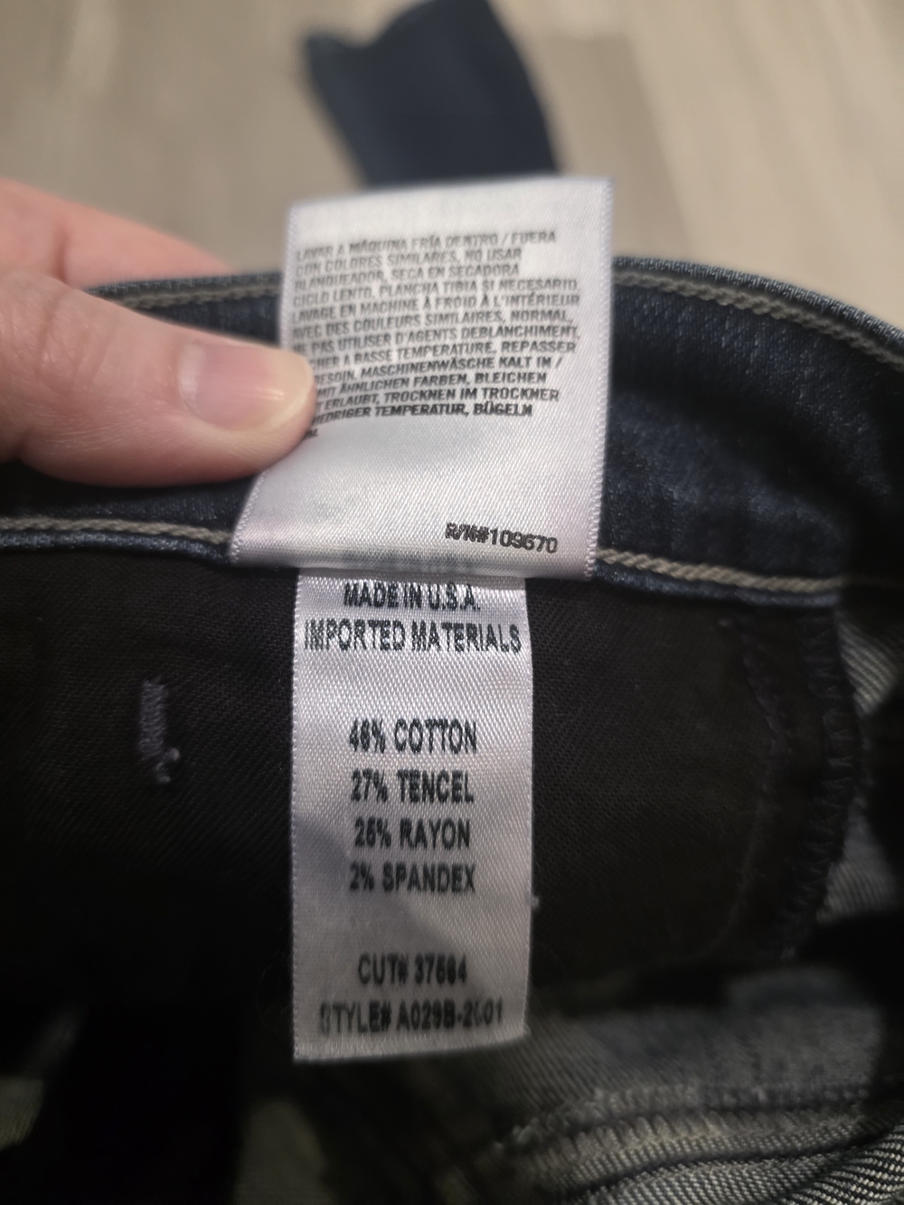 AGOLDE Camille Skinny Jeans Size 28 Dark Wash Stretch Denim Designer USA - Picture 14 of 14